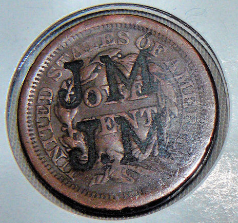 Countermarked-1843-Cent